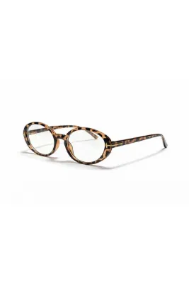 Toz Vintage Alderon Leopar Desenli Vintage Retro Gözlük