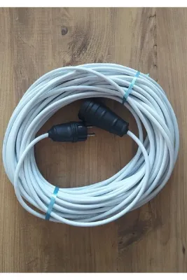 VİP AY VİP AYDINLATMA / 30 Metre 3x2.5 CCA KABLO Topraklı Kauçuk Tekli Seyyar Uzatma