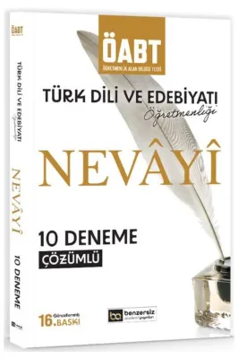 ÖABT Nevayi Türk Dili ve Edebiyatı Öğretmenliği 10 Fasikül Deneme Çözümlü