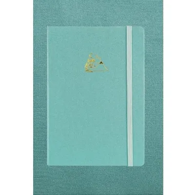 VJ Bujo Keten Çizgili Defter 96 Yaprak 150 g Turkuaz