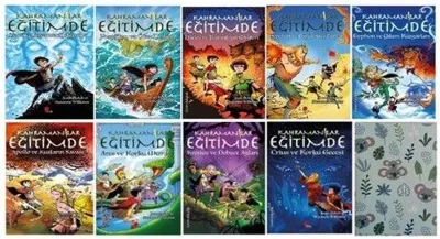 Kahramanlar Eğitimde Seti - 9 Kitap Takım Defter Hediyeli