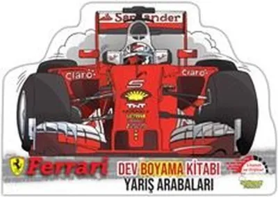 Ferrari Dev Boyama Kitabı Yarış Arabaları