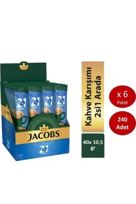 Jacobs 2si1 Arada 240 Adat Stick Kahve (40 X 6 Paket)
