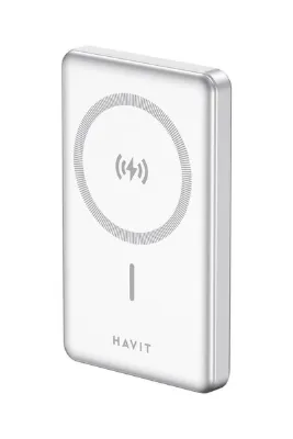 Havit PB5203 10.000mAh Magsafe Manyetik Kablosuz Powerbank Ultra İnce , Iphone Uyumlu