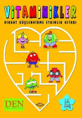 Vitaminikler - Dikkat Güçlendirme Etkinlik Kitabı