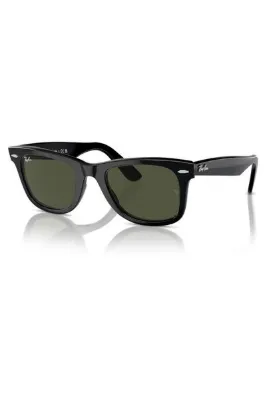 Ray-Ban Wayfarer Classic Unisex Güneş Gözlüğü Rb 2140 901 50-22, Dikdörtgen Asetat Siyah Çerçeve
