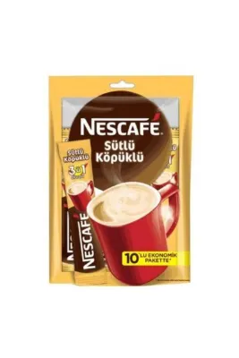 Nescafe 3ın1 Sutlu Kopuklu 10*18 gr
