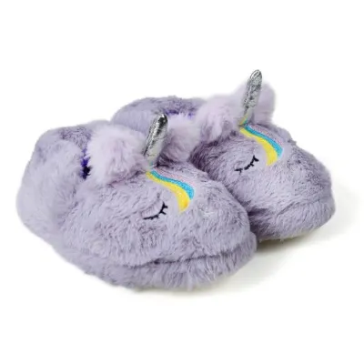 Peluche Çocuk Lila Unicorn Ev Ayakkabısı 31/32