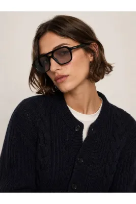 Yves Saint Laurent SL905 002 Siyah Açık Mavi Unisex Güneş Gözlüğü