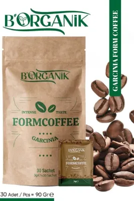 B ORGANİK Form Kahvesi - Garsinya Içerikli Bitkisel Karışım - 30×3gr = 90gr