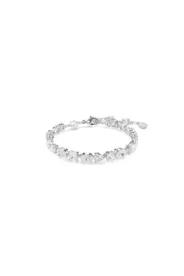 Swarovski Mesmera Bileklik, Karışık kesimler, Beyaz, Rodyum kaplama