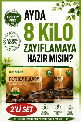 ASEL BİTKİSEL Detox Form Kahve zayıflamak kilo.vermek