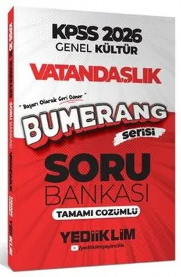 2026 KPSS Genel Kültür Bumerang Vatandaşlık Tamamı Çözümlü Soru Bankası