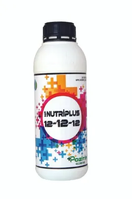 Pozitif Gübre Npnutrıplus 12-12-12 Azotlu Fosforlu Potasyumlu N-p-k Dengeli Sıvı Gübre