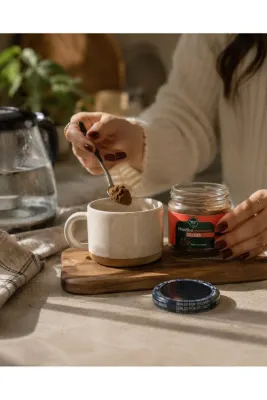 Kahveci efendi Hindiba Kahvesi Kolajenli 120 Gr Cam Kavanoz %100 Çözünebilir Kahve