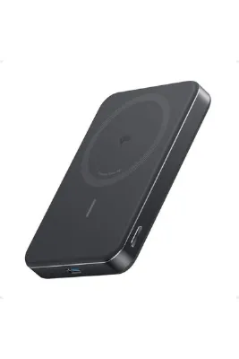 Anker MagGo 10.000 mAh Powerbank, Manyetik Kablosuz Şarj, Siyah - A1664