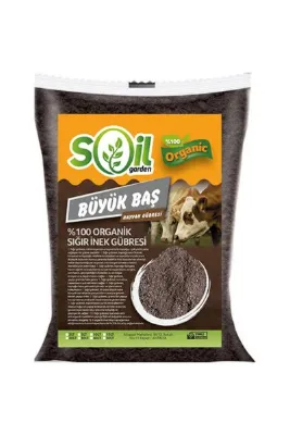 Soil Garden %100 Organik Hayvansal Gübre 50 lt Büyük Baş Hayvan Gübresi