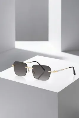 Poloair UV400 Korumalı Kadın Güneş Gözlüğü Gold Siyah Gümüş Renk PLG-2124C1