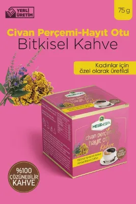 Mesirişifa Civan Perçimi ve Hayıt Otu Katkılı Bitkisel Karışımlı Çözünebilir Kahve 75gr
