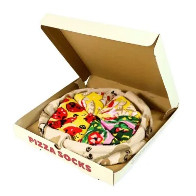 Carnaval Socks 4'Lü Pizza Çorap
