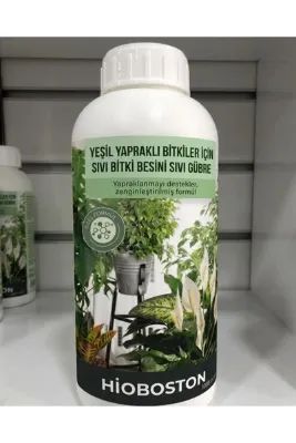hioboston Yeşil Yapraklı Ev Bitkileri İçin Sıvı Bitki Besini Sıvı Gübre 1000 ml