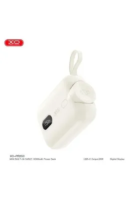 Xo 20w Type-c Watch Iphone Android Uyumlu Kablosuz Wireless 10000 Mah Powerbank Şarj Aleti Pr260