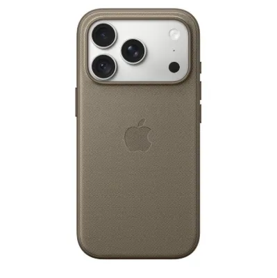 iPhone 18 Pro için MagSafe özellikli Tech Dokuma Kılıf - Vizon Grisi