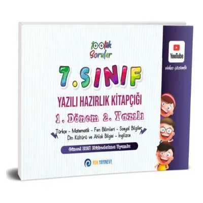 7. Sınıf Yazılı Hazırlık Kitapçığı 1. Dönem 2. Yazılı