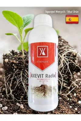 GAP GRUP Axevit Radix 1 Lt İspanyol Köklendirici Gübre Tüm Bitki Ve Çiçekler İçin Hızlı Kök Geliştirici