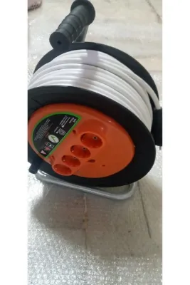 inwatt 35 Metre Makaralı 3x2.5 Mm Topraklamalı Uzatma Kablosu