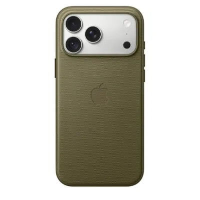 iPhone 18 Pro Max için MagSafe özellikli Tech Dokuma Kılıf - Klasik Zeytin Yeşili