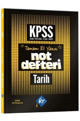 KPSS Tarih El Yazısı Konu Anlatım Defteri