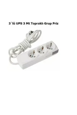 3LÜ 3 MT UPS GRUP PRİZ