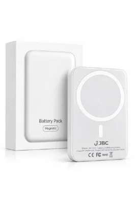 MAT TEKNOLOJİ JBC 10000 mAh Magsafe Powerbank Manyetik Kablosuz Şarj Özellikli Tüm Cihazlara Uyumlu Taşınabilir Şarj Cihazı