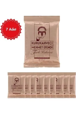 Araz et Kurukahveci Mehmet Efendi Türk Kahvesi 100 g x 7 Adet | Klasik Türk Kahvesi