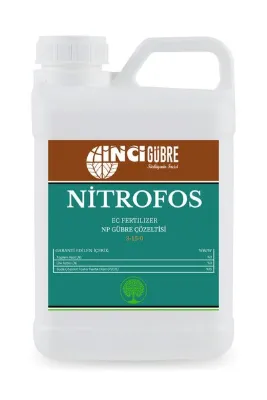 İnci Gübre Nitrofos Sıvı Fosforlu Gübre 5 Litre - Tomurcuklanma ve Çiçek Tutturucu