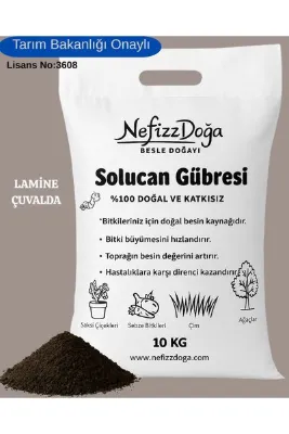 NeFizzDoğa %100 Doğal Solucan Gübresi 10 Kg (20 LT)