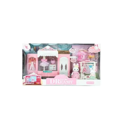Mega Bay Dreamy Mini Tavşan- Moda Dükkanı Oyun Seti