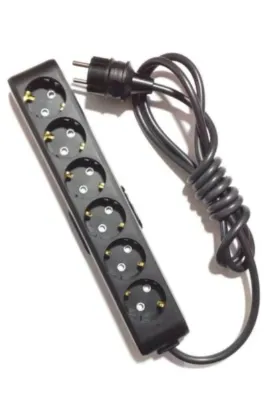 VİKO Multi-let 6'lı 4 M (4 METRE) Topraklı Çocuk Korumalı Grup Priz