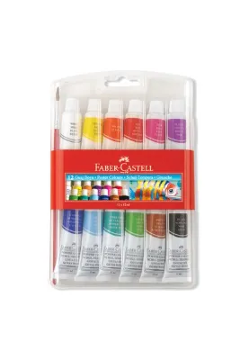 Faber Castell Tüp Guaj Boya 12 Renk
