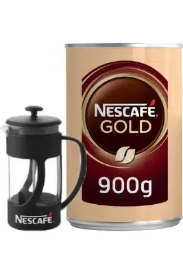 Nescafe Gold 900 gr + Frenchpress