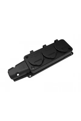 Bemis 1/16A Kauçuk Monofaze Üçlü Grup Priz Ip54 BEM BK1-1402-3613