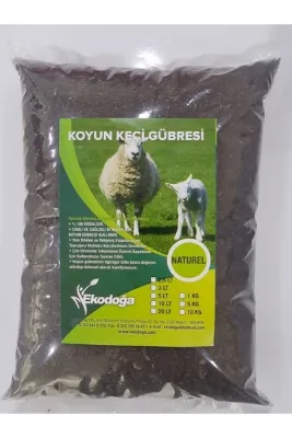 Ekodoğa Yanmış Elenmiş Koyun Keçi Hayvan Doğal Gübresi 2 kg