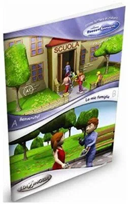 Benvenuto - La Mia Famiglia İtalyanca Okuma Kitabı 6-11 Yaş Temel Seviye A1