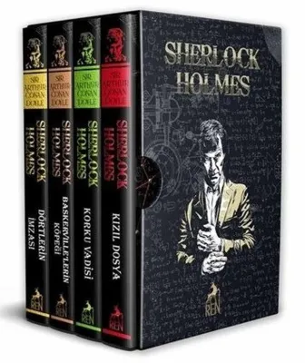 Sherlock Holmes Özel Baskı Seti - 4 Kitap Takım - Kutulu