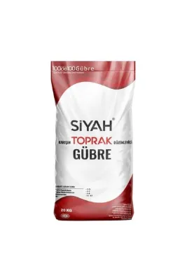 100de100Gübre Organik Taban Gübresi Siyah Toprak Organomineral Gübre 20 Kg