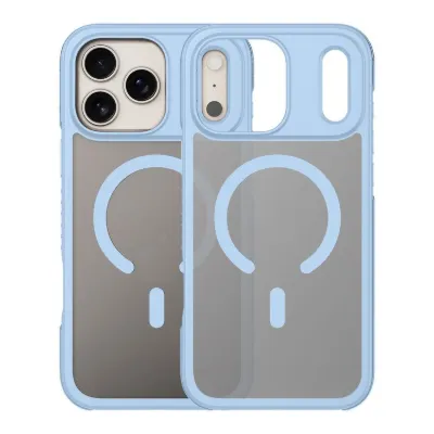 Buff iPhone 18 Pro / 17 Pro MagSafe Air Bumper Kılıf - Açık Mavi