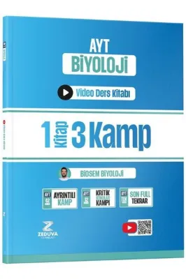 Biosem AYT Biyoloji 1 Kitap 3 Kamp Video Ders Kitabı