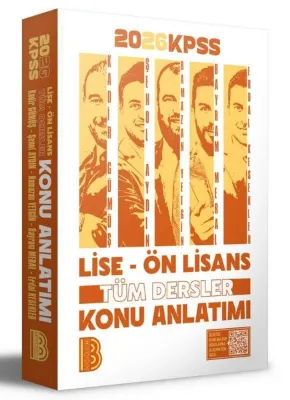 2026 KPSS Lise - Ön Lisans Tüm Dersler Konu Anlatımı