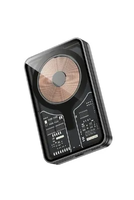 Fogy 15w Manyetik Güç Bankası 5000mah,Pd Hızlı Cep Standlı Telefonu Şarj Cihazı, Mag-safe